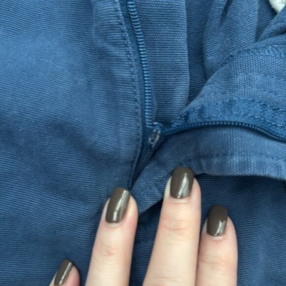 Columbia PFG Blue Flat Front Cotton Cargo Fishing Shorts Men's Medium - Picture 6 of 10